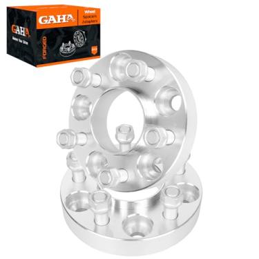 Imagem de Espaçadores de roda 5 x 4,5 com parafusos M14 x 1,5 compatíveis com Dodge Charger 2006-2023, Challenger 2008-2022, Magnum 2005-2008, Chrysler 300 2005-2023, Ford Mustang, furo do cubo de 71,5 mm 5 x