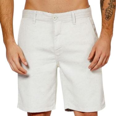 Imagem de Bermuda Rip Curl Reveillon Raw Burst Cinza Claro Masculina-Masculino
