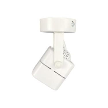 Imagem de Spot Sobrepor MR16 GU10 Quadrado Branco Direcionável DS2397 Delis