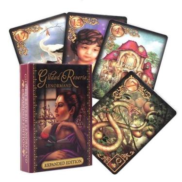 Imagem de Jogo de cartas Gilded Reverie Lenormand Cards para festa em família - 