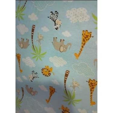 Imagem de Almofada em Formato H com Apoio para Pescoço – Infantil e Adulto – Para Dormir em Viagens e Descanso(Safari)