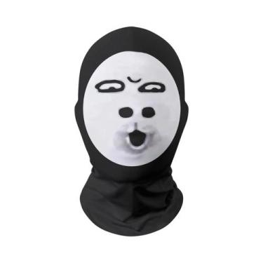 Imagem de Máscara Facial Engraçada Impressa Em 3D Realista, Malha Elástica, Cobe