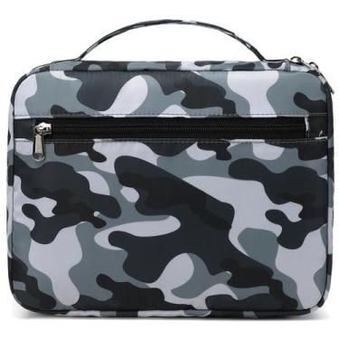 Imagem de Capa de livro bíblico Octsky Camo Kids Case com bolso