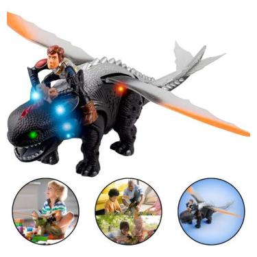 Imagem de Soluço Montado No Banguela Como Treinar Seu Dragão Movimento Luz e Som