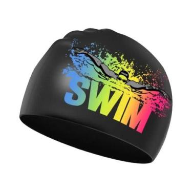 Imagem de Touca De Natação Unissex Antiderrapante E Impermeável De Silicone, Cha