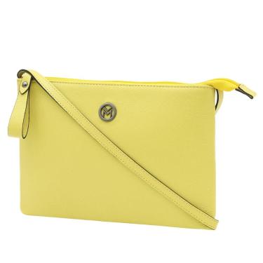 Imagem de Bolsa Mariart Ametista Feminina Transversal De Couro