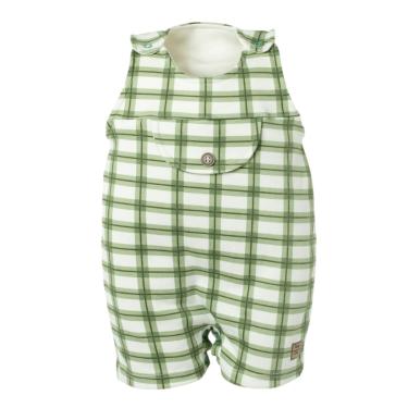 Imagem de Macacão Jardineira Bebê Menino Curto Verde Camping - Hug