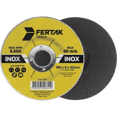 Imagem de Caixa Disco de Corte 7" A82RB - Fertak Cod 2816 (5 unidades) - FERTAK 