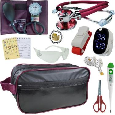 Imagem de Kit Enfermagem Aparelho Pressão Esteto Frete Grátis Promocao - Love Sa
