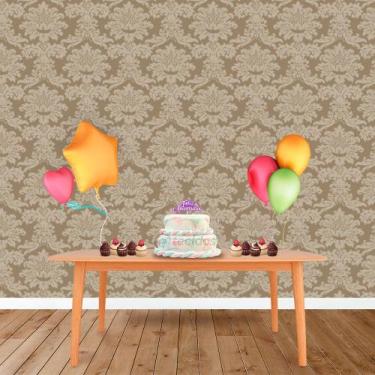 Imagem de Painel Retangular em Jacquard Bege Escuro (Fendi) Medalhão - Jacquard 