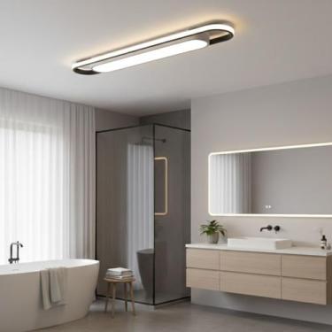 Imagem de Luminária 3 em 1 Três Tons de Luz LED Sobrepor Bivolt Elegante Difusor