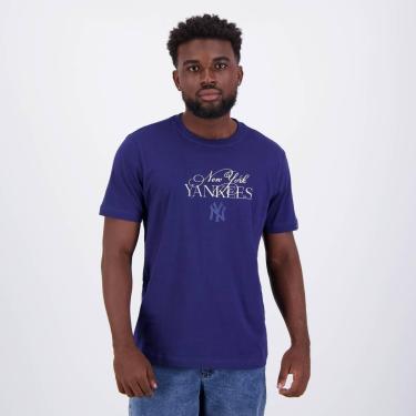 Imagem de Camiseta New Era MLB New York Yankees Classic Azul Marinho-Masculino
