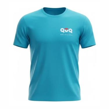 Imagem de Camiseta Quq 100% Poliamida Proteção Uv Treinos E Corte Slim-Unissex