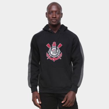 Imagem de Blusa Moletom Corinthians SPR Embroidery Com Capuz Masculina-Masculino