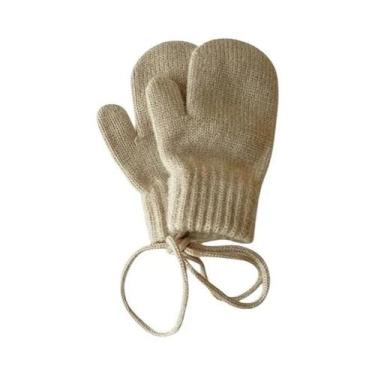 Imagem de Luvas De Lã Para Bebês, Luvas De Malha Coloridas Para Meninas, Meninos