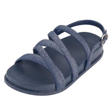 Imagem de Sandalia Feminina Glitter Conforto Zaxy Shine 18889