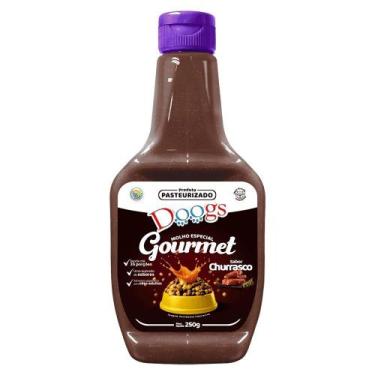 Imagem de Molho Gourmet Sabor Churrasco Para Ração Cachorros Adultos - Doogs