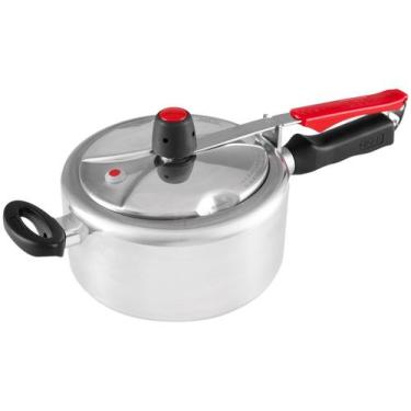 Imagem de Panela de Pressão Clock Polida Alumínio - 3L, 3L, Prata