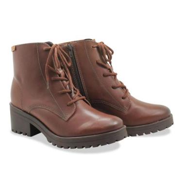 Imagem de Bota Coturno Bottero 329202 Couro Tratorada Feminina 38