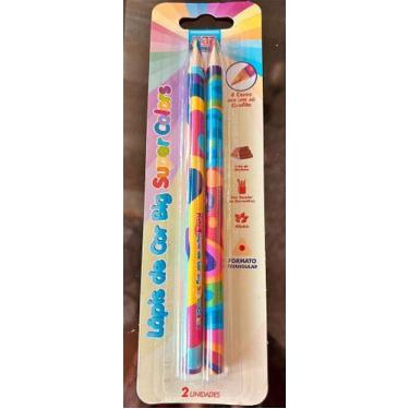 Imagem de Lápis de Cor Big Super Colors Kaz - Efeito Arco-íris