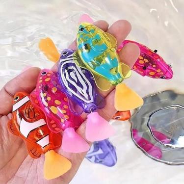 Imagem de Peixe Palhaço Robótico Com Sensor De Luz, Peixe Elétrico Nadador, Deco