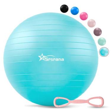 Imagem de Bola de Exercícios Srsrana Antiestouro para Yoga e Pilates 55-85 cm