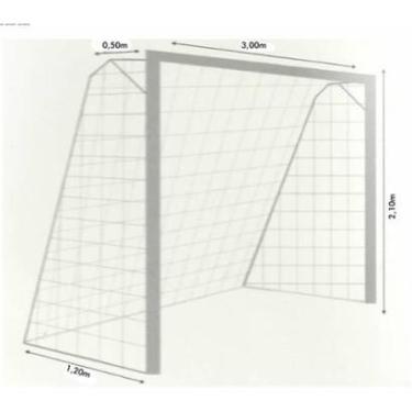 Imagem de Rede Oficial para Futsal Fio 3 (Nylon) - Par-Unissex