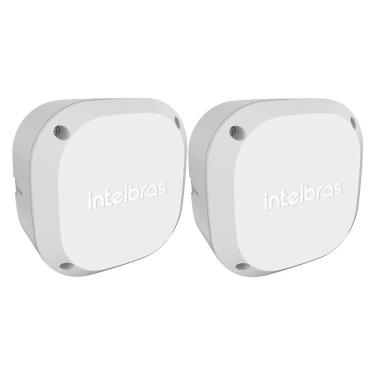 Imagem de Kit 2 Caixas de Passagem Plástica Câmeras Bullet/Dome Externo VBOX 1100 E Intelbras