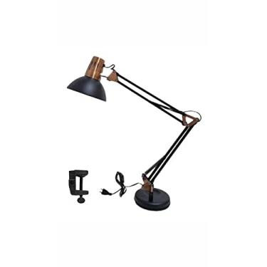 Imagem de Luminária Articulável Mesa E Bancada Multiuso Sofisticada (Preto)