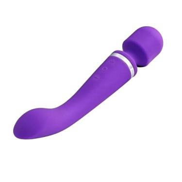 Imagem de Vibrador Feminino Sexual 10 Frequências Erótico Estimulador de Clitóris e Ponto G Varinha Mágica Brinquedo Sexual Zatla (Roxo)
