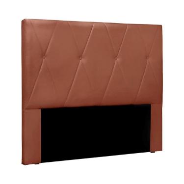 Imagem de Cabeceira Decorativa Casal 1,40m Yves Veludo Cobre
