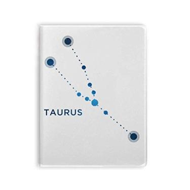 Imagem de Diário de capa macia para caderno do zodíaco com símbolo da constelação Taurus