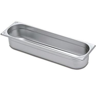 Imagem de Conjunto de Cubas 10 peças Tramontina GN 2/4 em Aço Inox sem Alças Profundidade 100 mm - Aço 304