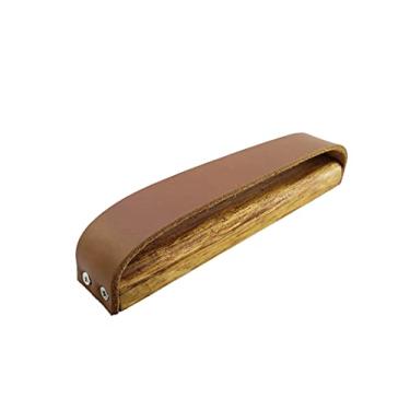 Imagem de Puxador Wood 8k - Couro Legítimo - Cor Marrom