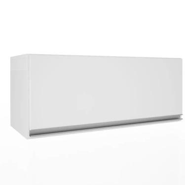 Imagem de Armário Geladeira 1 Porta Basculante Top Class Batrol Móveis Branco