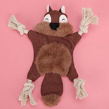 Imagem de Brinquedos Sibilantes do Cão Com Papel de Toque, Brinquedos do Cão do Luxuoso Com Dentes Sadios do Filhote de Cachorro que Limpam Brinquedos Interativos Dos Cães para o