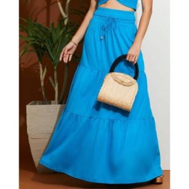 Imagem de Saia Betânia Azul-Feminino