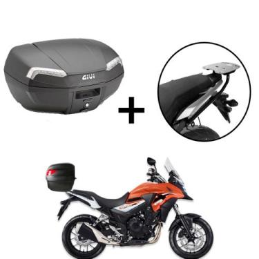 Imagem de Baú Bauleto Givi E46ntbr -riviera46l Fume + Suporte Baú Superior  Cb50