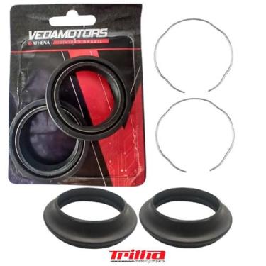 Imagem de Retentor Bengala + Guarda Pó + Travas Fazer 250 2018 Á 2021 - Vedamoto