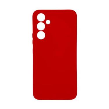 Imagem de Capa Aveludada + Película Vidro 3D Compatível Samsung M35 - DB, Vermel