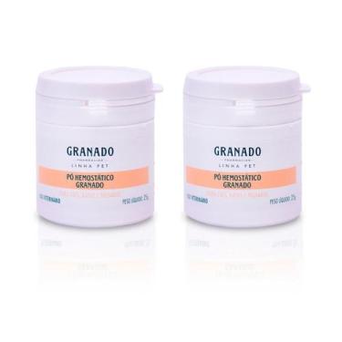 Imagem de Kit 2 Estanca Sangue Pó Hemostático 25G Granado - Granado Pet