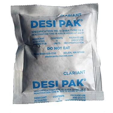 Imagem de Desi Pak Pacote com 20 - Dessecante de Argila Bentonita de 6 Oz Em Embalagem Tyvek