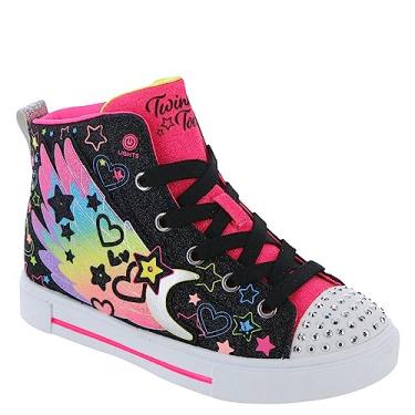 Imagem de Skechers Tênis feminino Twinkle Sparks-Galaxy Glitz, Preto/Multi, 12 Little Kid