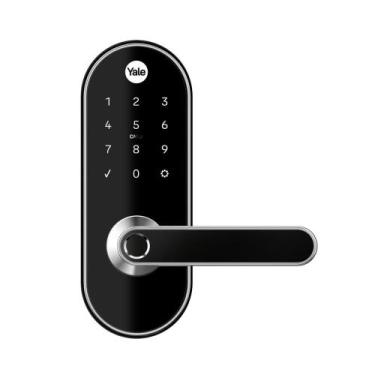 Imagem de Fechadura Digital Ymc 420w Cromada - Abre Por Biometria, Senha, Cartão