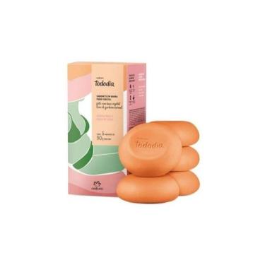 Imagem de Sabonete em Barra Tododia Manga Rosa e Água De Coco 5un de 90g - Natur