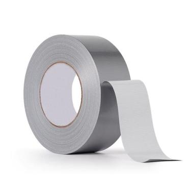 Imagem de Fita silver tape adesiva multiuso 50m rolo reforçada forte - mmcomerci