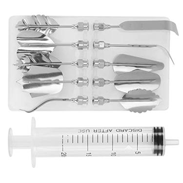 Imagem de Bocais de Seringa de Decoração de Bolo Definir Ferramenta de Creme de Tubulação de Aço Inoxidável para Decorações de Pastelaria Bico de Grau Alimentar Com Bico de Decoração de
