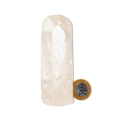 Imagem de Ponta Cristal Natural Base Serrada 10 a 12 cm 300 g Tipo B - Cristaisd