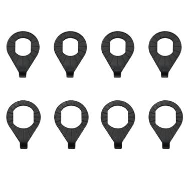 Imagem de JianLing 8 peças de arruela de segurança de cubo de roda de bicicleta M8 M10 gancho dobrável espaçador de gancho antiqueda para bicicleta de mosca, montanha, estrada, bicicleta, gancho fixo para roda