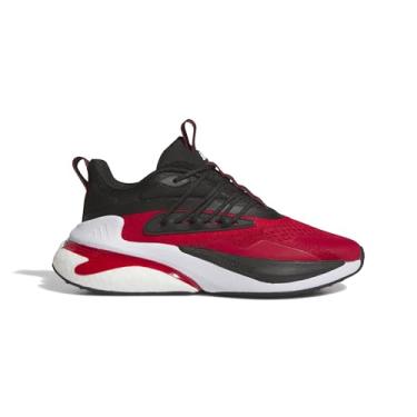 Imagem de adidas Tênis unissex adulto NCAA 25/26 Team Alphaboost V2, Team Power vermelho/preto/branco/North Carolina State University, 12 Women/11 Men